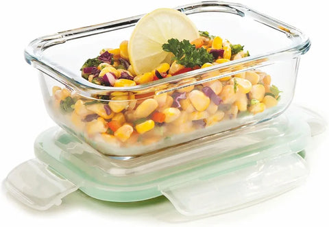 FRIGO STAKLENA POSUDA ČETVRTASTA SA PVC POKLOPCEM 20X15 CM