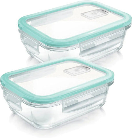 FRIGO STAKLENA POSUDA PRAVOUGAONA SA PVC POKLOPCEM 16,5X12 CM
