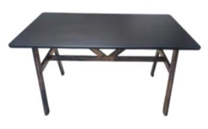 STOL DRVENI CRNI 70X120X73 CM Y2123