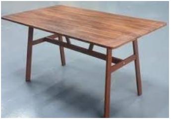 STOL DRVENI SVJETLIJI 70X120X73 CM Y2123