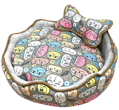 681279  JASTUK ZA LJUBIMCE + KOST 50X12 CM