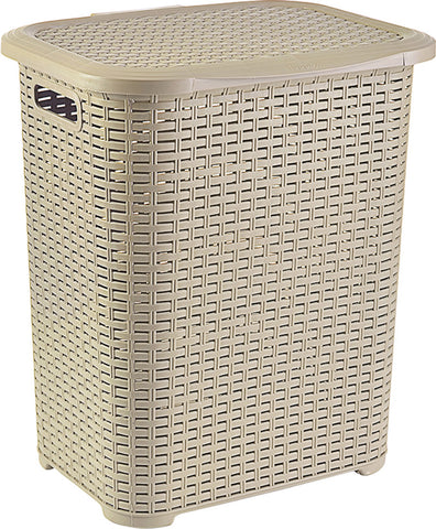 Korpa za veš sa poklopcem PVC-Rattan design