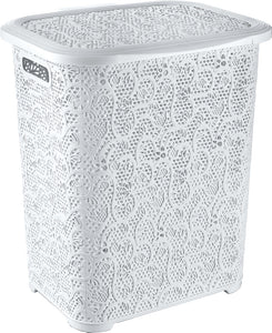 Korpa za veš sa poklopcem PVC-Rattan design