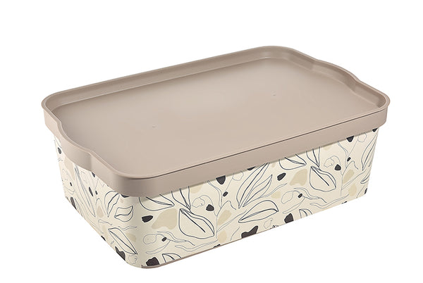 POSUDA ČETVRTASTA PVC SA POKLOPCEM 2,3L- 21X13X11 cm
