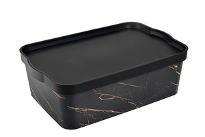 POSUDA ČETVRTASTA PVC SA POKLOPCEM 2,3L- 21X13X11 cm