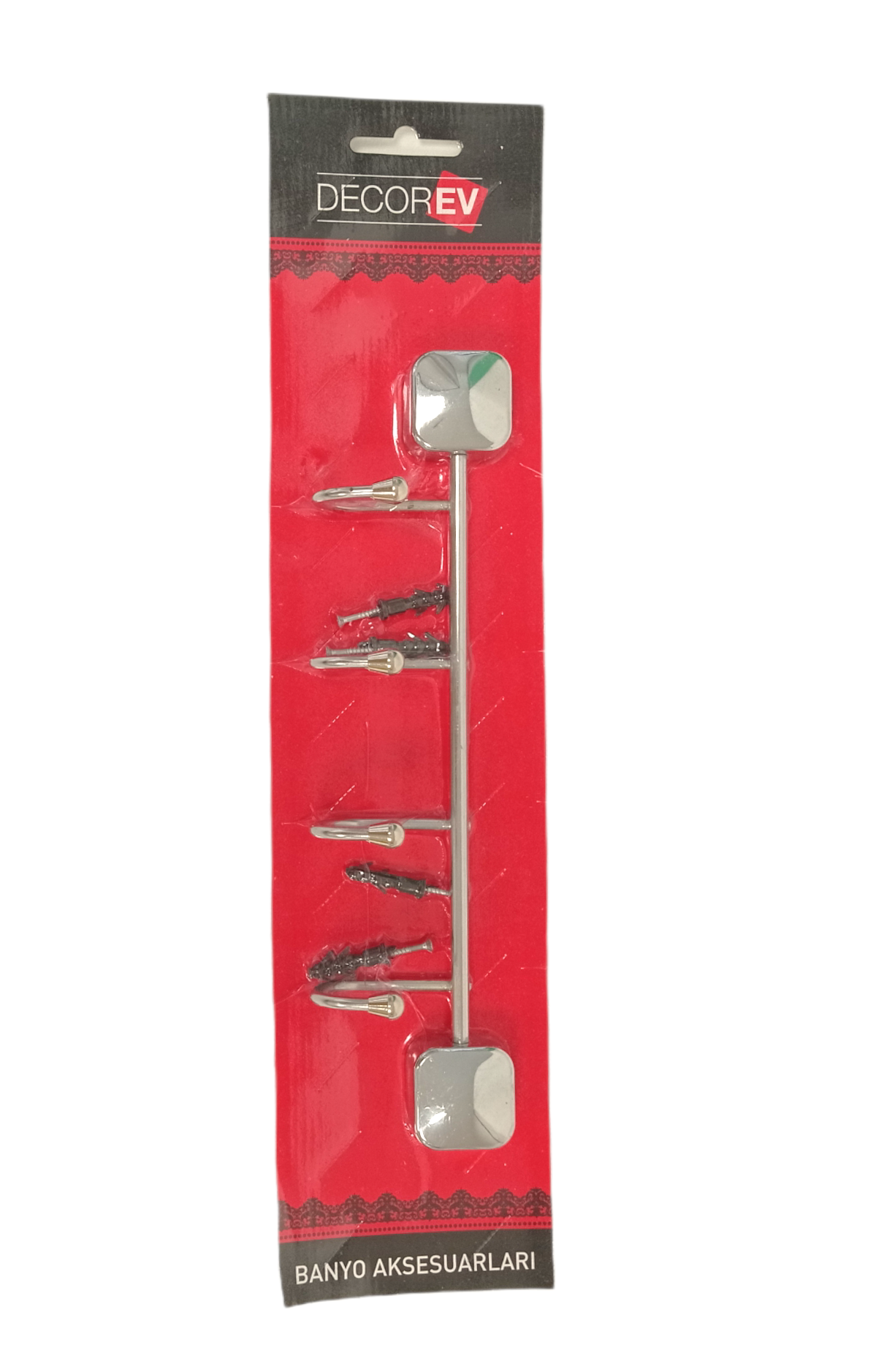 Metalna vješalica za peškire, zidna 32,5cm